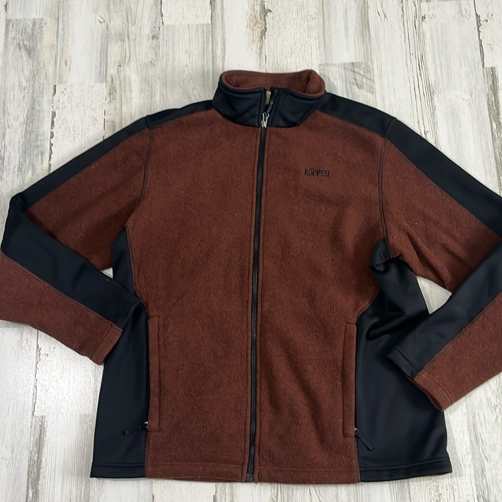 Koppen Fleece Zip Up Jacket Size Large